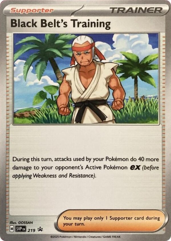 Black Belt’s Training 219 Normal SV: Scarlet & Violet Promo Cards