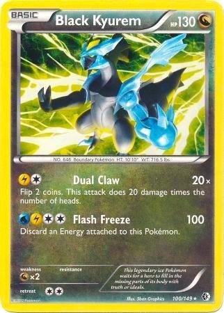 Black Kyurem 100/149 (BW Boundaries Crossed) Holofoil Deck Exclusives Black Kyurem 100/149 (BW Boundaries Crossed) Holofoil Deck Exclusives