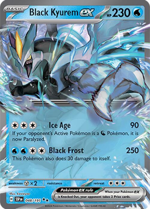 Black Kyurem ex 048/191 Holofoil SV08: Surging Sparks Black Kyurem ex 048/191 Holofoil SV08: Surging Sparks