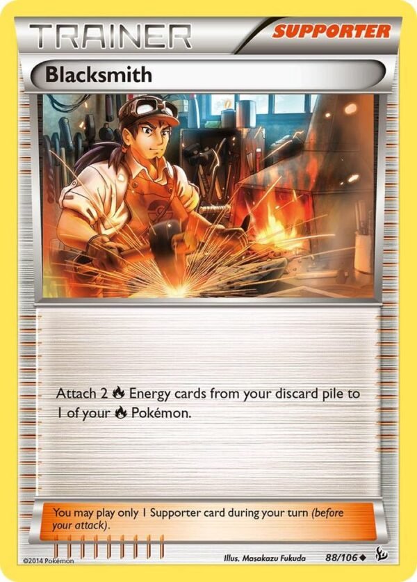 Blacksmith 88/106 Reverse Holofoil XY – Flashfire Blacksmith 88/106 Reverse Holofoil XY – Flashfire