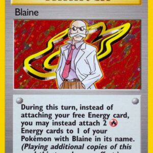 Blaine (17) 017/132 Unlimited Holofoil Gym Challenge