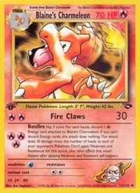 Blaine's Charmeleon | 031/132 | Unlimited | Gym Challenge