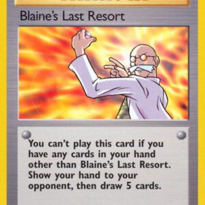 Blaine’s Last Resort 105/132 1st Edition Gym Heroes