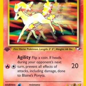 Blaine’s Ponyta 063/132 1st Edition Gym Heroes