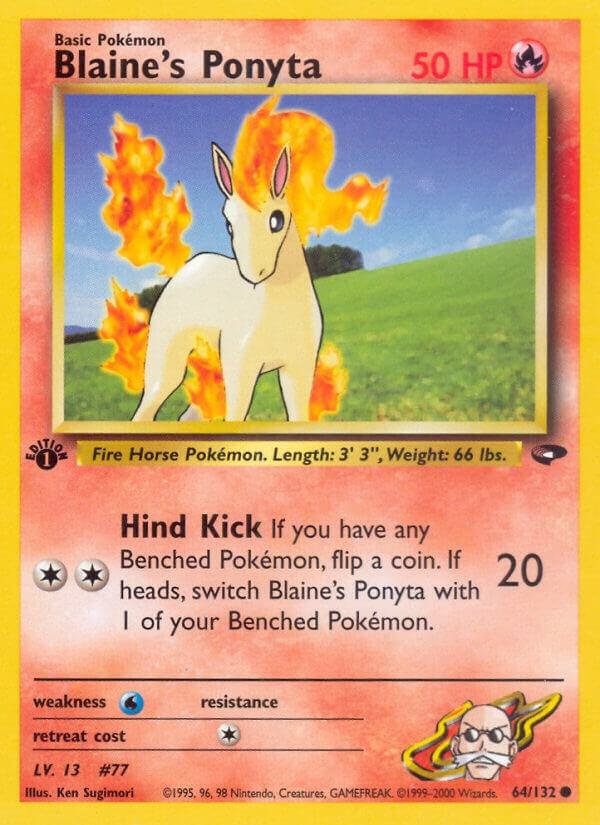Blaine’s Ponyta 064/132 Unlimited Gym Challenge