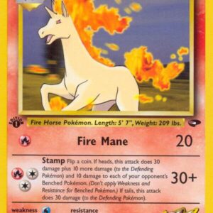 Blaine’s Rapidash 033/132 1st Edition Gym Challenge