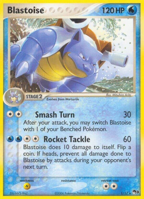 Blastoise 001/017 Holofoil POP Series 3