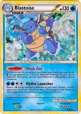 Blastoise 13/95 (Cracked Ice Holo) 013/095 Holofoil Miscellaneous Cards & Products