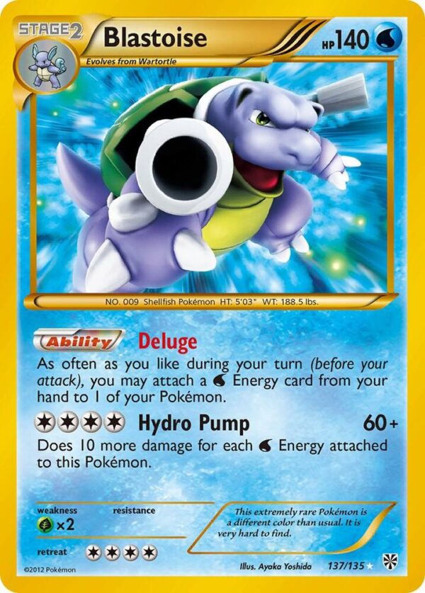 Blastoise 137/135 Holofoil Plasma Storm Blastoise 137/135 Holofoil Plasma Storm