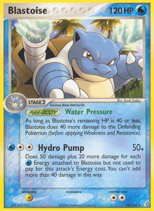 Blastoise 14/100 Reverse Holofoil Crystal Guardians Blastoise 14/100 Reverse Holofoil Crystal Guardians