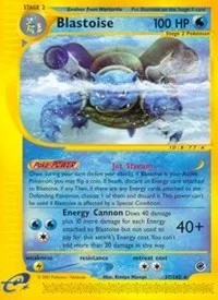 Blastoise (37) | 037/165 | Reverse Holofoil | Expedition