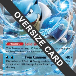 Blastoise ex 009/165 Holofoil Jumbo Cards Blastoise ex 009/165 Holofoil Jumbo Cards