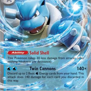 Blastoise ex 009/165 Holofoil SV: Scarlet & Violet 151