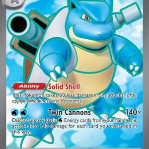 Blastoise ex 184/165 Holofoil SV: Scarlet & Violet 151 Blastoise ex 184/165 Holofoil SV: Scarlet & Violet 151