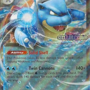 Blastoise ex (Stellar Crown Stamp) 030/142 Holofoil Miscellaneous Cards & Products Blastoise ex (Stellar Crown Stamp) 030/142 Holofoil Miscellaneous Cards & Products