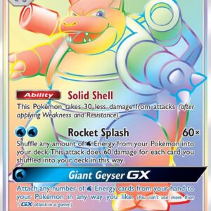 Blastoise GX (Secret) 218/214 Holofoil SM – Unbroken Bonds