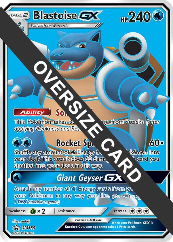 Blastoise GX SM189 (Black Star Promos) Holofoil Jumbo Cards Blastoise GX SM189 (Black Star Promos) Holofoil Jumbo Cards