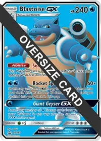 Blastoise GX | SM189 (Black Star Promos) | Holofoil | Jumbo Cards