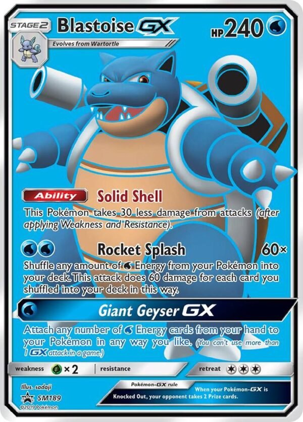 Blastoise GX SM189 Holofoil SM Promos