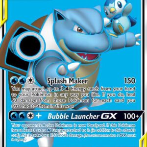 Blastoise & Piplup GX (Full Art) 214/236 Holofoil SM – Cosmic Eclipse