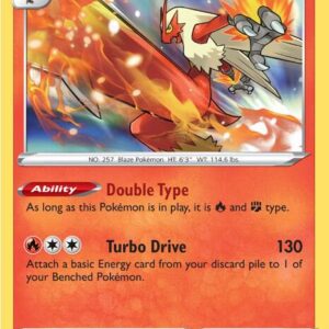 Blaziken 024/189 Reverse Holofoil SWSH03: Darkness Ablaze Blaziken 024/189 Reverse Holofoil SWSH03: Darkness Ablaze
