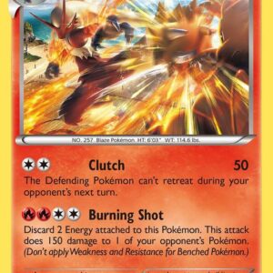 Blaziken 14/111 Reverse Holofoil XY – Furious Fists Blaziken 14/111 Reverse Holofoil XY – Furious Fists