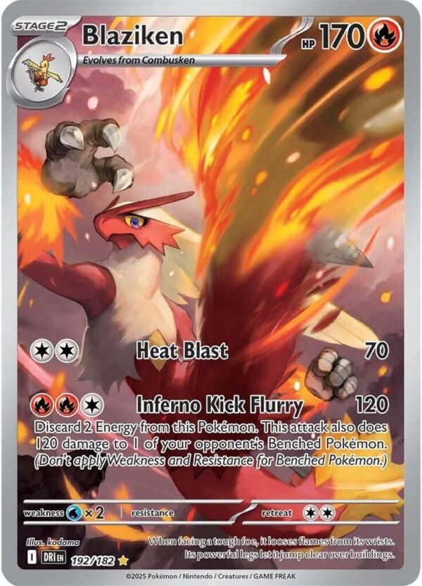 Blaziken 192/182 Holofoil SV10: Destined Rivals Blaziken 192/182 Holofoil SV10: Destined Rivals