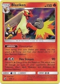 Blaziken | 6/70 (Dragon Majesty) | 006/070 | Normal | Deck Exclusives