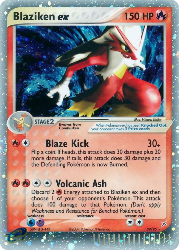 Blaziken ex 89/95 Holofoil Team Magma vs Team Aqua Blaziken ex 89/95 Holofoil Team Magma vs Team Aqua