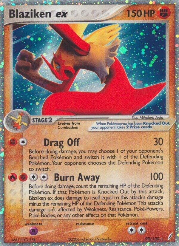 Blaziken ex 90/100 Holofoil Crystal Guardians Blaziken ex 90/100 Holofoil Crystal Guardians