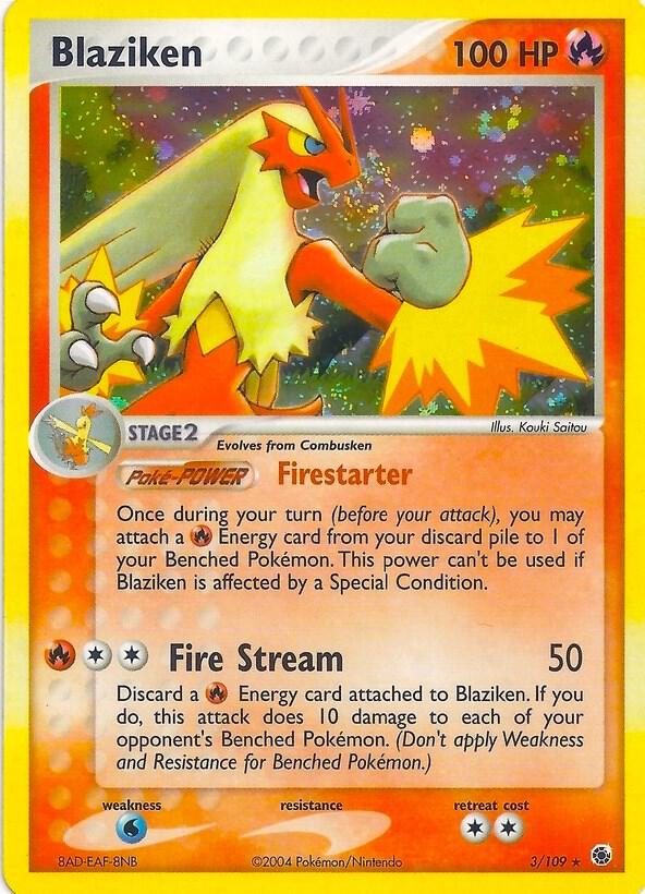 Blaziken (Holo) 3 Holofoil EX Battle Stadium