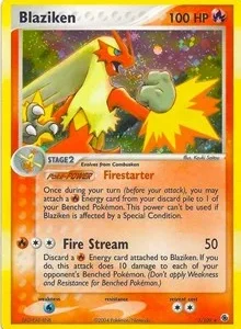 Blaziken (Holo) | 3 | Holofoil | EX Battle Stadium