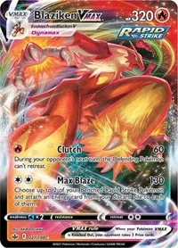 Blaziken VMAX | 021/198 | Holofoil | SWSH06: Chilling Reign