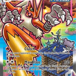 Blaziken VMAX (Alternate Art Secret) 201/198 Holofoil SWSH06: Chilling Reign