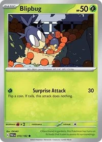 Blipbug | 010/182 | Reverse Holofoil | SV04: Paradox Rift Blipbug | 010/182 | Reverse Holofoil | SV04: Paradox Rift
