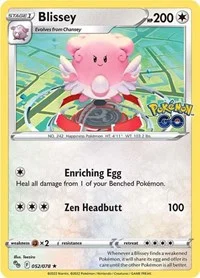 Blissey | 052/078 | Reverse Holofoil | Pokemon GO