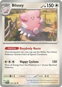 Blissey | 145/198 | Reverse Holofoil | SV01: Scarlet & Violet Base Set Blissey | 145/198 | Reverse Holofoil | SV01: Scarlet & Violet Base Set