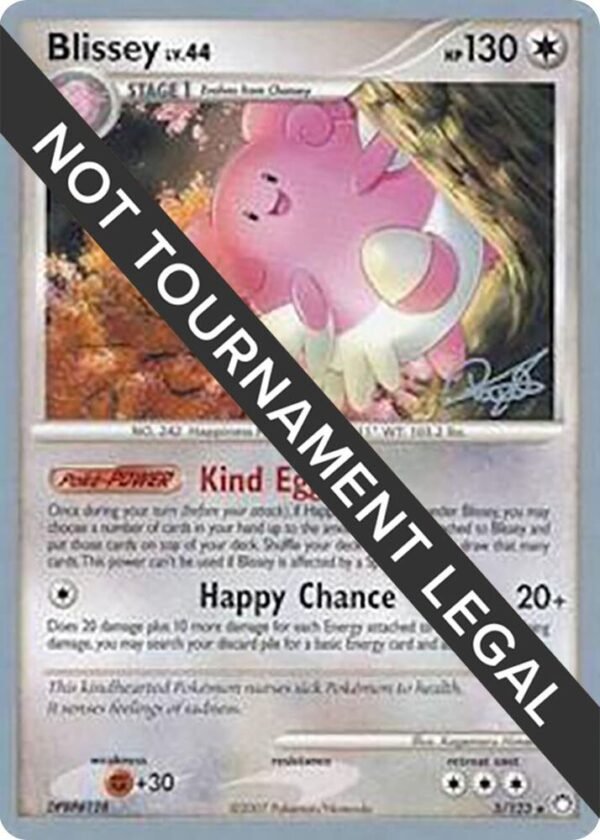 Blissey 2008 (Paul Atanassov) 5/123 Normal World Championship Decks