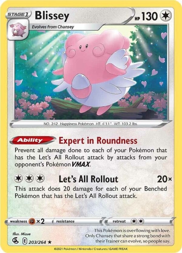 Blissey 203/264 Normal SWSH08: Fusion Strike
