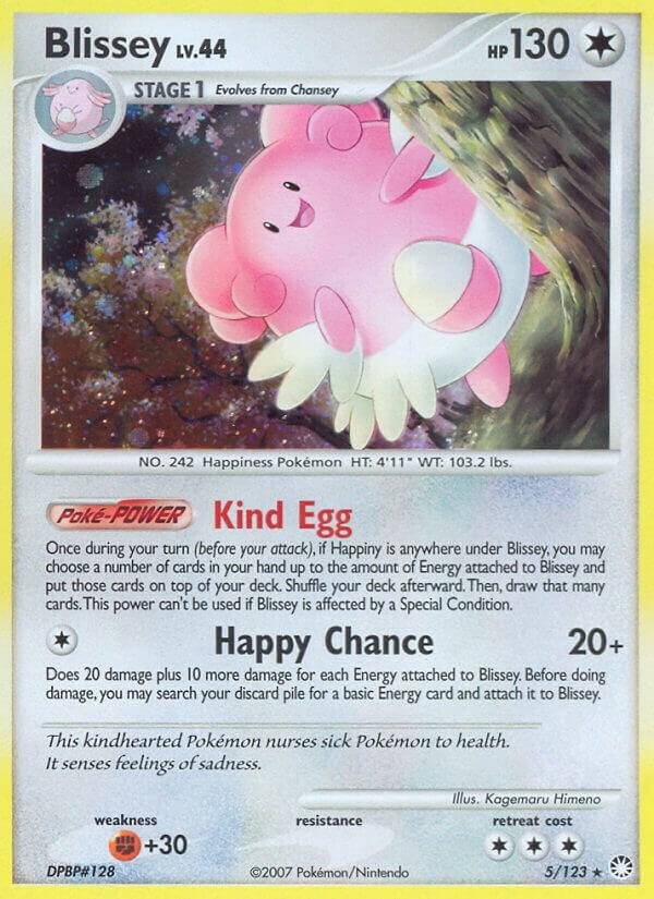 Blissey 5/123 Reverse Holofoil Mysterious Treasures Blissey 5/123 Reverse Holofoil Mysterious Treasures