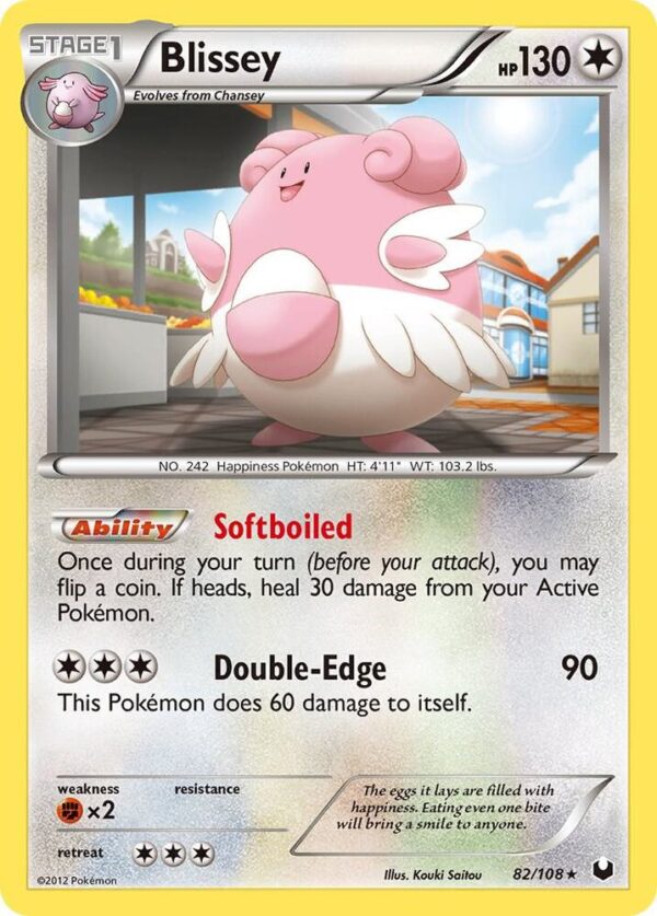 Blissey 82/108 Holofoil Dark Explorers