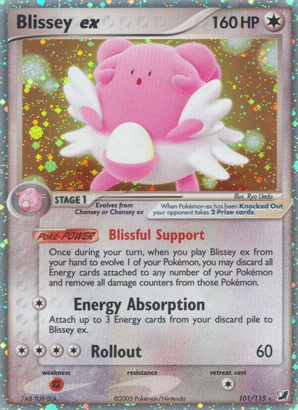 Blissey ex 101/115 Holofoil Unseen Forces Blissey ex 101/115 Holofoil Unseen Forces