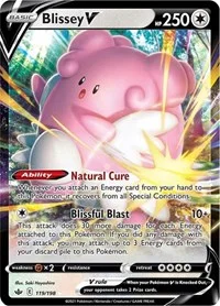 Blissey V | 119/198 | Holofoil | SWSH06: Chilling Reign