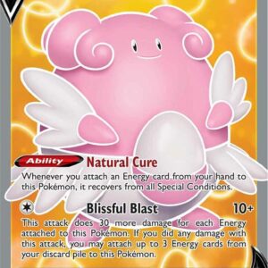 Blissey V (Full Art) 182/198 Holofoil SWSH06: Chilling Reign