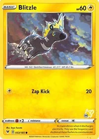 Blitzle | 053/185 (#55 Pikachu Stamped) | Normal | Battle Academy 2022