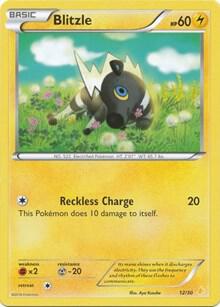 Blitzle (12) 12/30 Normal XY Trainer Kit: Pikachu Libre & Suicune