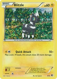 Blitzle | 6/12 | 006/012 | Holofoil | McDonald's Promos 2011