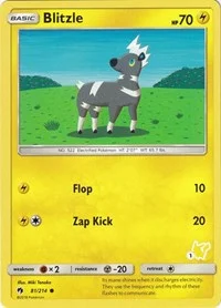 Blitzle | 81/214 (#1 Pikachu Stamped) | 081/214 | Normal | Battle Academy