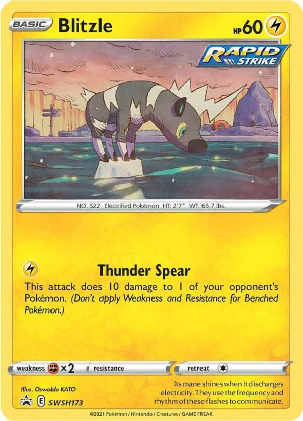 Blitzle SWSH173 Holofoil SWSH: Sword & Shield Promo Cards