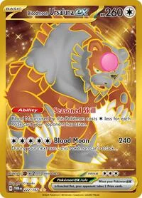 Bloodmoon Ursaluna ex | 222/167 | Holofoil | SV06: Twilight Masquerade